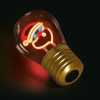 LEGAMI BULB FICTION Weihnachtsmann Tischlampe in Glühbirnen Design LED