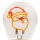 LEGAMI BULB FICTION Weihnachtsmann Tischlampe in Glühbirnen Design LED