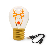 LEGAMI BULB FICTION Rentier Tischlampe in Glühbirnen Design LED XMAS Weihnachten