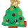 LEGAMI Weihnachtskugel aus Plüsch - Tannenbaum - Oh-Oh-Ohrnaments