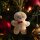 LEGAMI Weihnachtskugel aus Plüsch - Lebkuchenmann - Oh-Oh-Ohrnaments