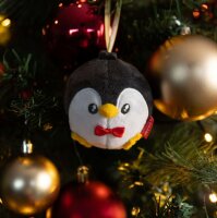LEGAMI Weihnachtskugel aus Plüsch - Pinguin - Oh-Oh-Ohrnaments