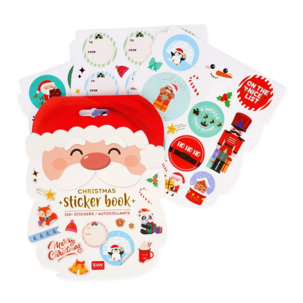 LEGAMI Weihnachts Aufkleber 150 Sticker Heft