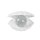 iTotal Muschel Lampe Perlmutt weiß LED Shell Lamp