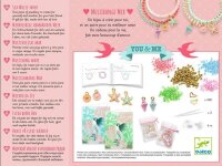 DJECO Schmuck basteln Muscheln Kreatives Armband-Set mit Charms & Perlen