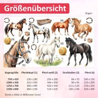 275 Wandtattoo Pferde Pferdekopf