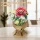 CubicFun 3D Puzzle Blumentopf Kamelie – 109 Teile Bastelset