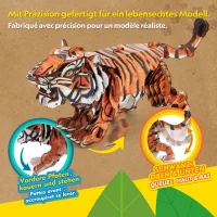 CubicFun 3D Puzzle Tiger – 87 Teile aus Kraftpapier Bastelset