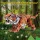 CubicFun 3D Puzzle Tiger – 87 Teile Bastelset