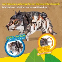 CubicFun 3D Puzzle Wolf – 58 Teile aus Kraftpapier Bastelset