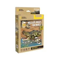 CubicFun 3D Puzzle Krokodil – 54 Teile aus Kraftpapier Bastelset