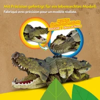 CubicFun 3D Puzzle Krokodil – 54 Teile aus Kraftpapier Bastelset