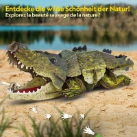 CubicFun 3D Puzzle Krokodil – 54 Teile aus Kraftpapier Bastelset