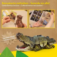 CubicFun 3D Puzzle Krokodil – 54 Teile aus Kraftpapier Bastelset