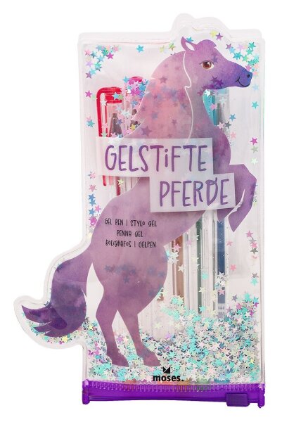 MOSES Pferde Gelstifte 6 Stück in Etui