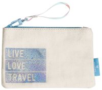 MOSES Fernweh Taschen 2er Set Travel blau weiß