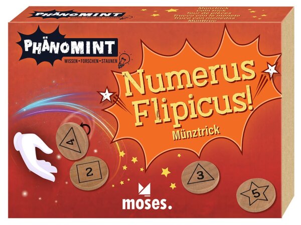 MOSES PhänoMINT Numerus Flipicus! Münztrick zum Knobeln – Mathe und Logik