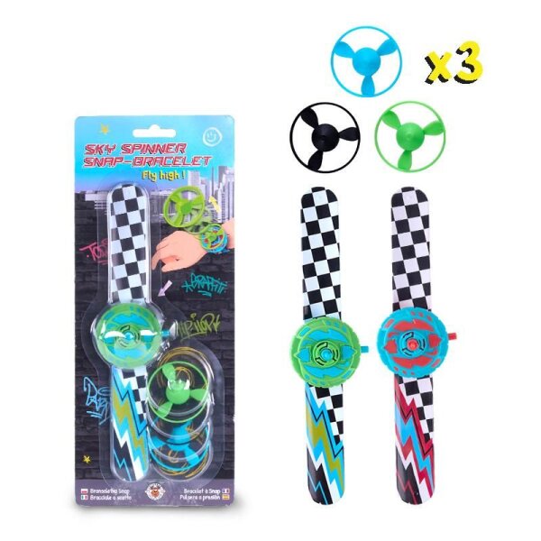 TRENDHAUS Sky Spinner Snap Armband