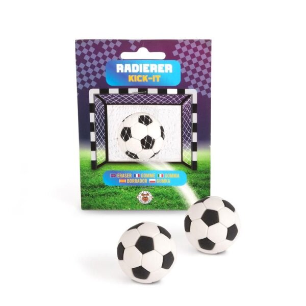 TRENDHAUS Fußball Radierer Kick-It