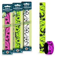 TRENDHAUS Snap-Armband reflektierend versch. Motive