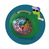 TRENDHAUS ABC Lernwecker Uhr versch. Farben