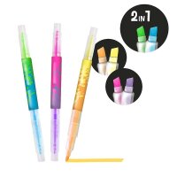 TRENDHAUS 2 in 1 Highlighter 3er-Set Neon