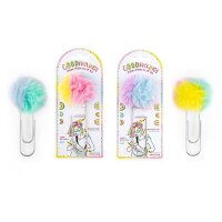 TRENDHAUS Pom-Pom Clip XXL Büroklammer versch. Farben