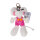 DIDDL Plüsch-Schlüsselanhänger Diddl Rosa mit Latzhose ca. 15 cm – Anhänger