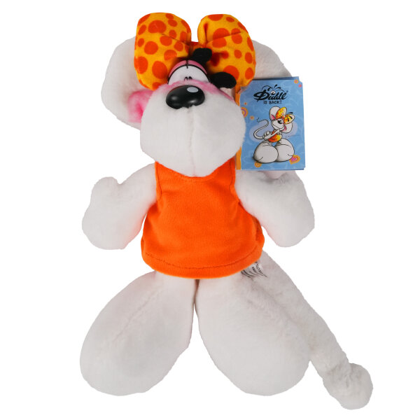 DIDDL Plüschtier Diddlina Orange orangefarbenes Kleid ca. 20 cm – Stofftier