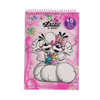 DIDDL Malbuch DIN A4 Rosa – Ausmalbuch mit 48...