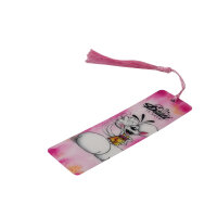 DIDDL 3D-Optik Lesezeichen Diddl Blumen Motiv Rosa...