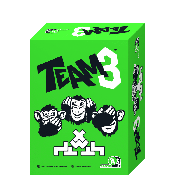 ABACUSSPIELE TEAM3 grün Familienspiel ab 8 Jahren