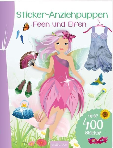 ARS EDITION Sticker Anziehpuppen - Feen & Elfen