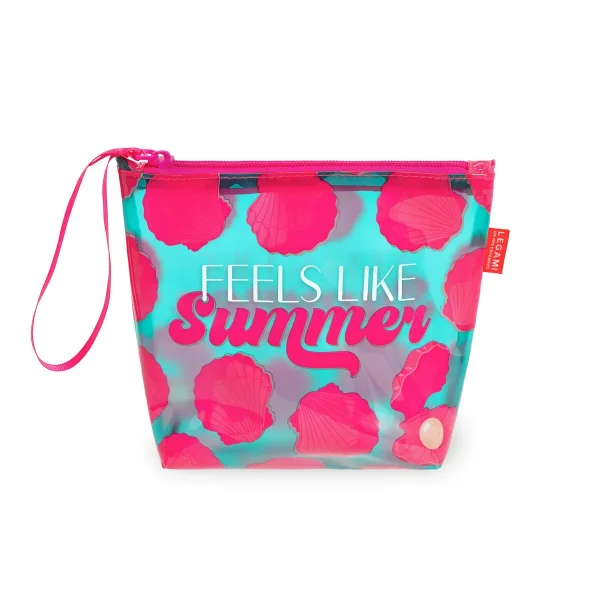 LEGAMI Strand-Pochette / kleine Tasche Muschel Design
