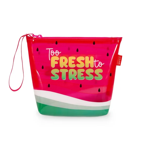 LEGAMI Strand-Pochette / kleine Tasche Wassermelone Design