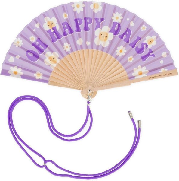 LEGAMI Faltfächer Daisy Violett – Handfächer