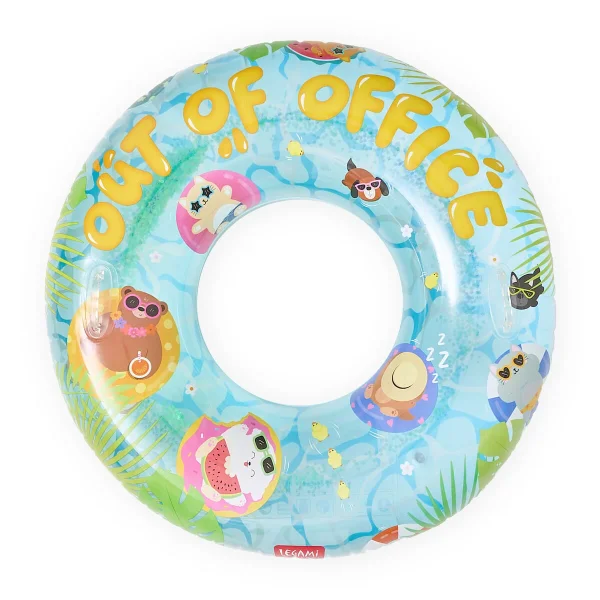 LEGAMI Maxi Schwimmring Out of Office – großer Schwimmring