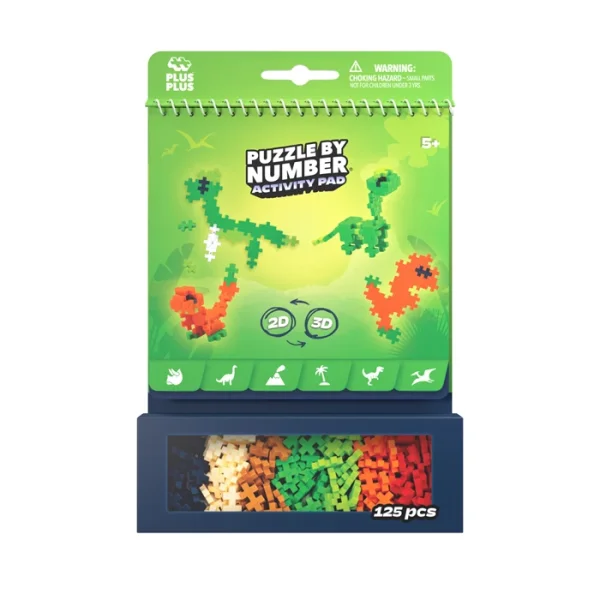 PLUS-PLUS 125 Kreativ Bausteine Puzzle Dinosaurier