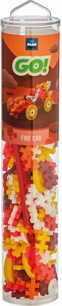 PLUS-PLUS 200 Kreativ Bausteine GO! Fire Car