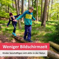 KidsVenture CARDS - Outdoor Suchspiel - 50 Karten 100 Suchaufträge ab 4 Jahren - Natur Schatzsuche & Waldspiel