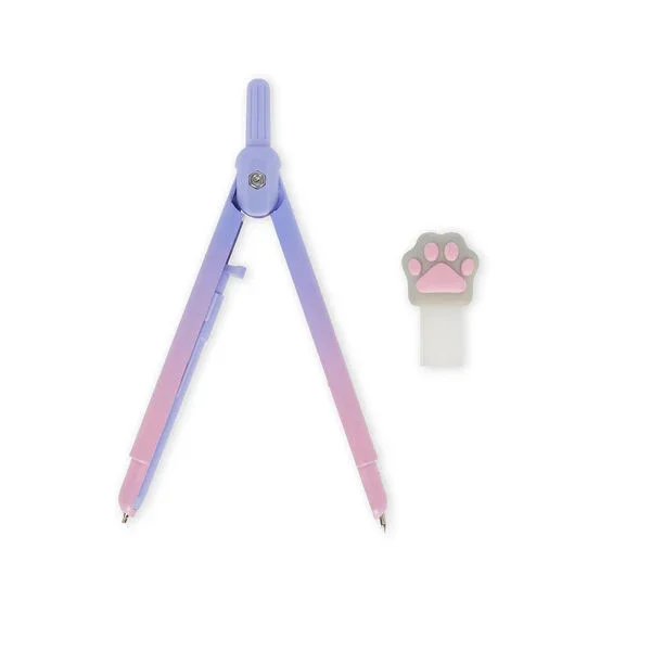 LEGAMI Meow Zirkel mit automatischer Mine – Zirkel, Kitty, rosa