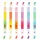 LEGAMI Meow 6 Doppelspitzen-Textmarker – Textmarker Set mit Doppelspitze, Kitty, bunt