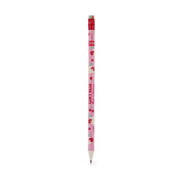 LEGAMI I Used To Be A Newspaper Bleistift – Bleistift aus Recyclingpapier, Teddy Bear, braun