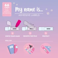 LEGAMI My Name Is Set mit 66 selbstklebenden Etiketten...