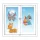 ARTISTA Glitzer Fensterbilder Set – 3 selbstklebende Motive mit Strasssteinen | Eichhörnchen, Reh & Schmetterling