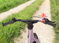 MOSES Leuchtender Fahrrad-Flieger ohne Batterie in lila,...