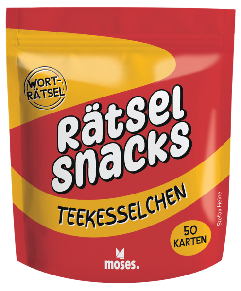 MOSES Rätsel Snacks - Teekesselchen 50 Karten Worträtsel