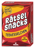 MOSES Rätsel Snacks - Teekesselchen 50 Karten Worträtsel