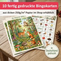 SOFORT DOWNLOAD - Outdoor Bingo Suchspiel | PDF Druckvorlage | Waldspiel ab 4 Jahren