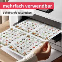 SOFORT DOWNLOAD - Outdoor Bingo Suchspiel | PDF Druckvorlage | Waldspiel ab 4 Jahren